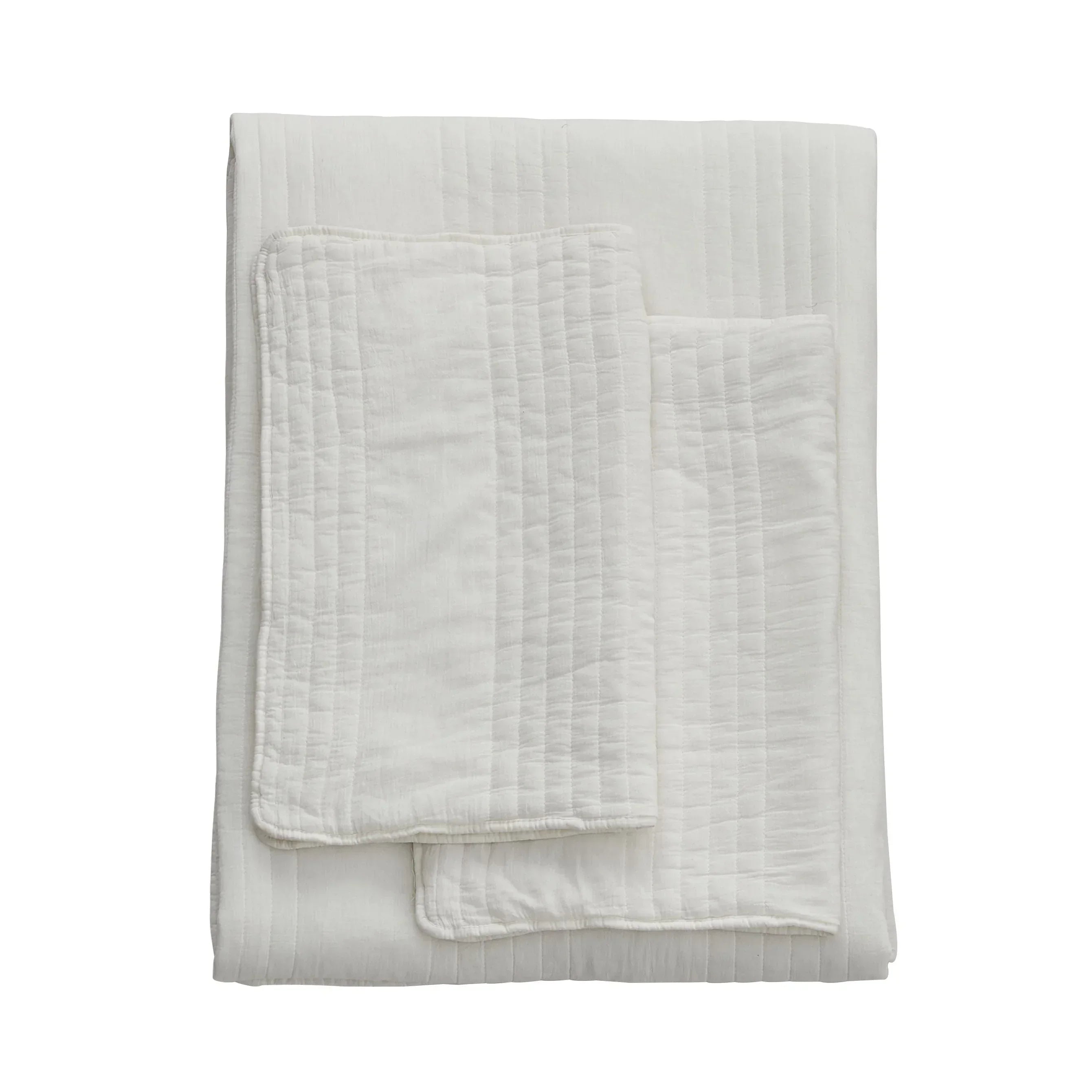 Stonewashed Cotton Quilt Set Mélange Home