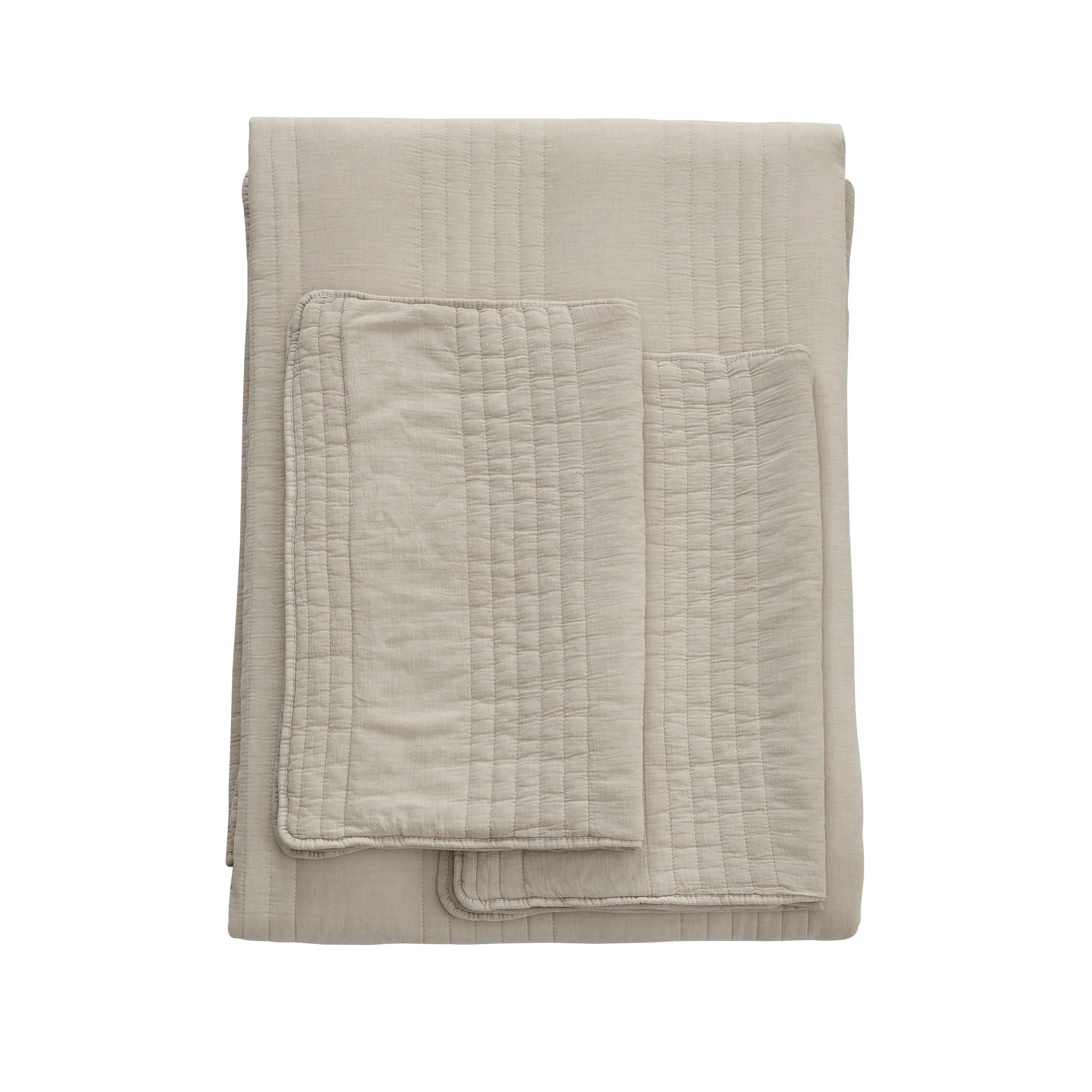 Stonewashed Cotton Quilt Set Mélange Home