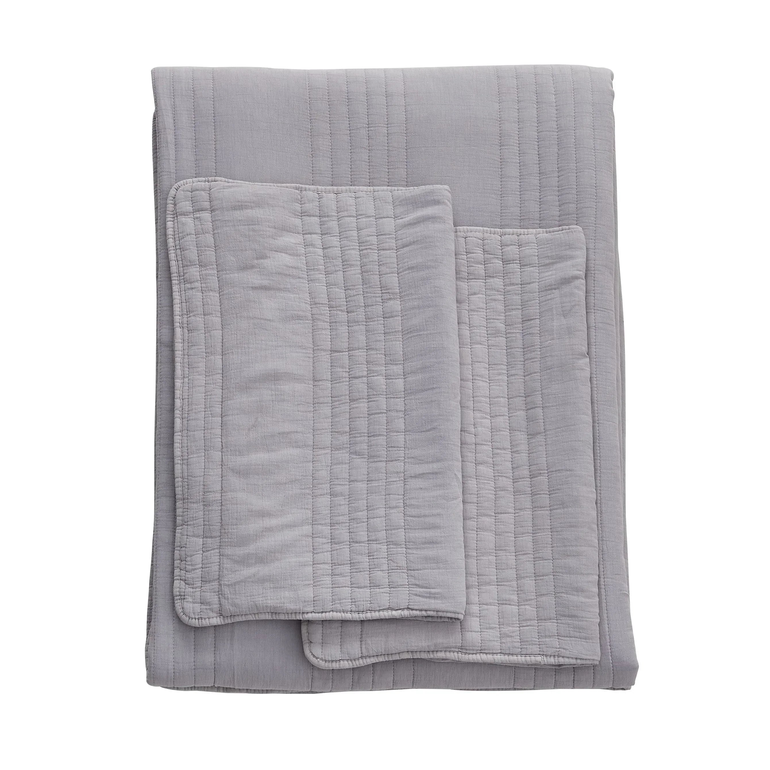 Stonewashed Cotton Quilt Set Mélange Home