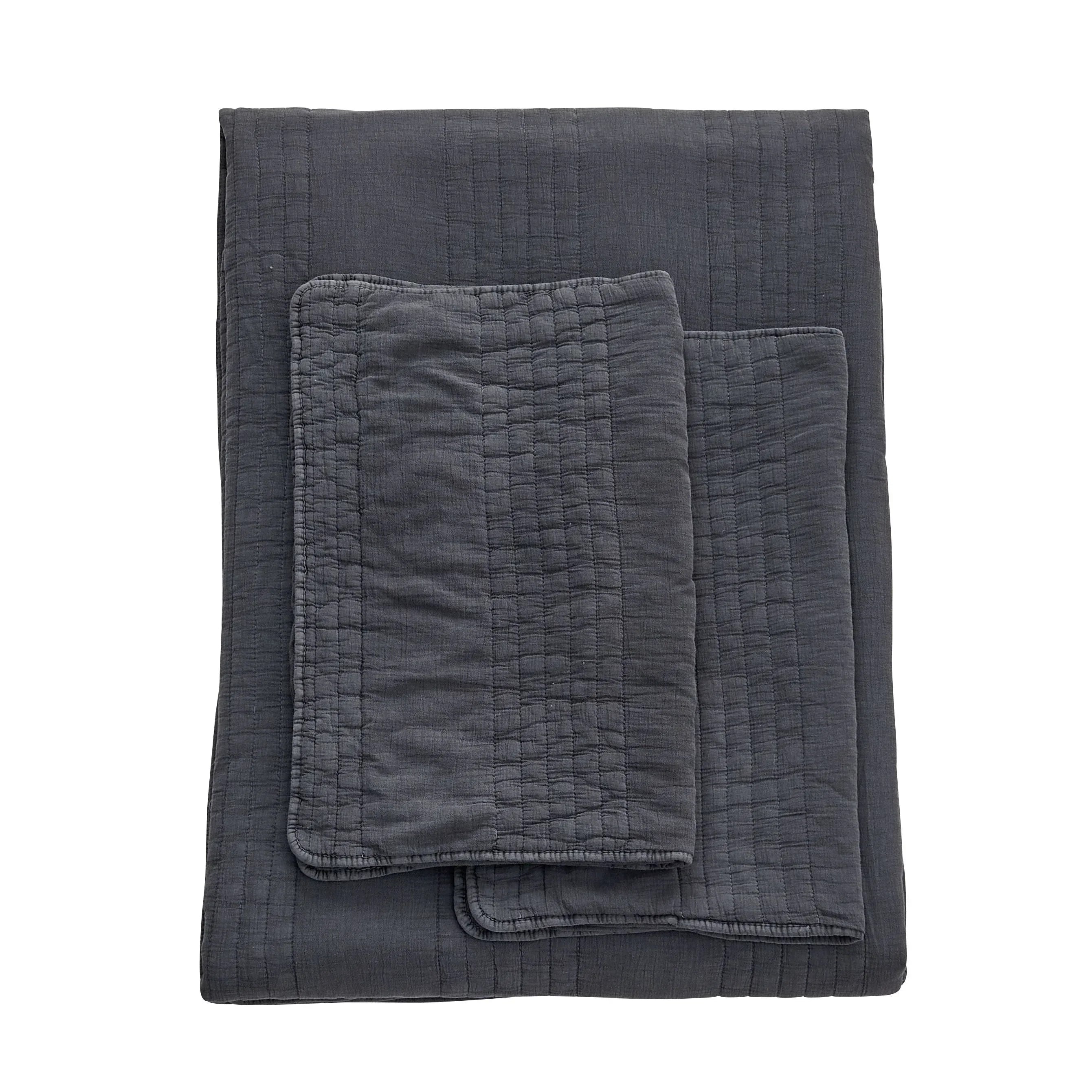 Stonewashed Cotton Quilt Set Mélange Home