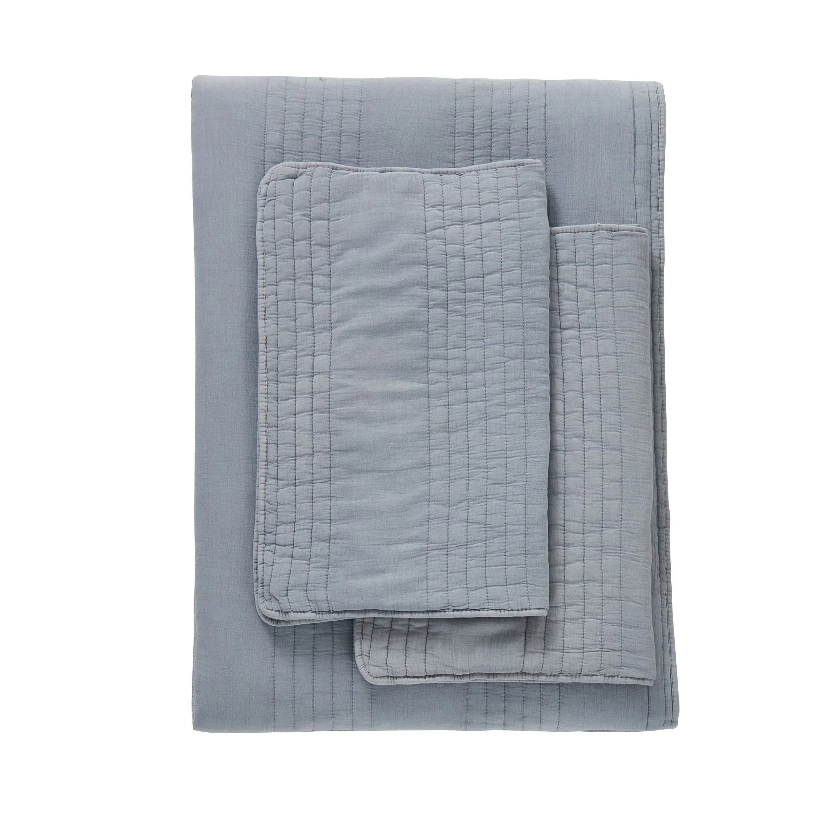 Stonewashed Cotton Quilt Set Mélange Home