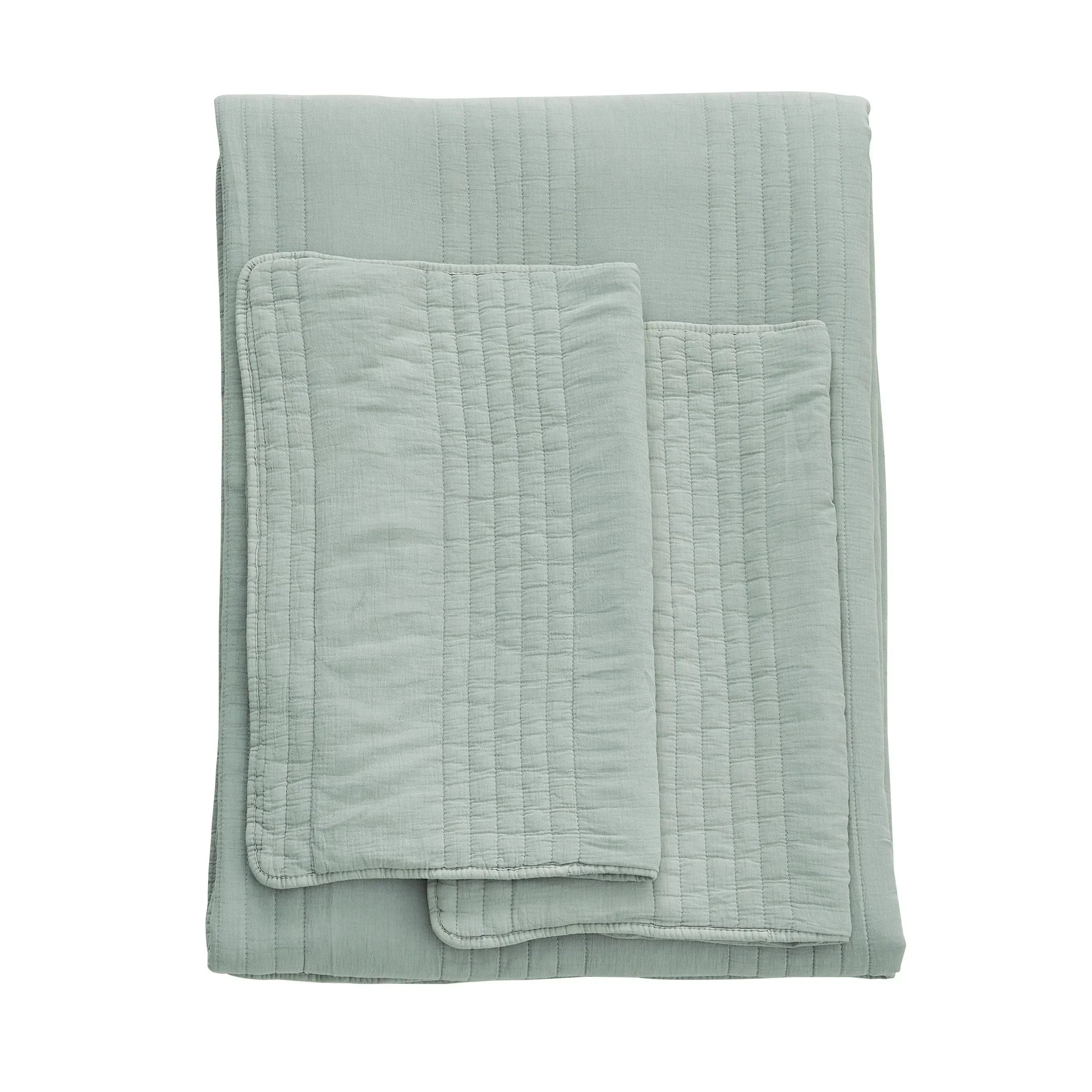 Stonewashed Cotton Quilt Set Mélange Home