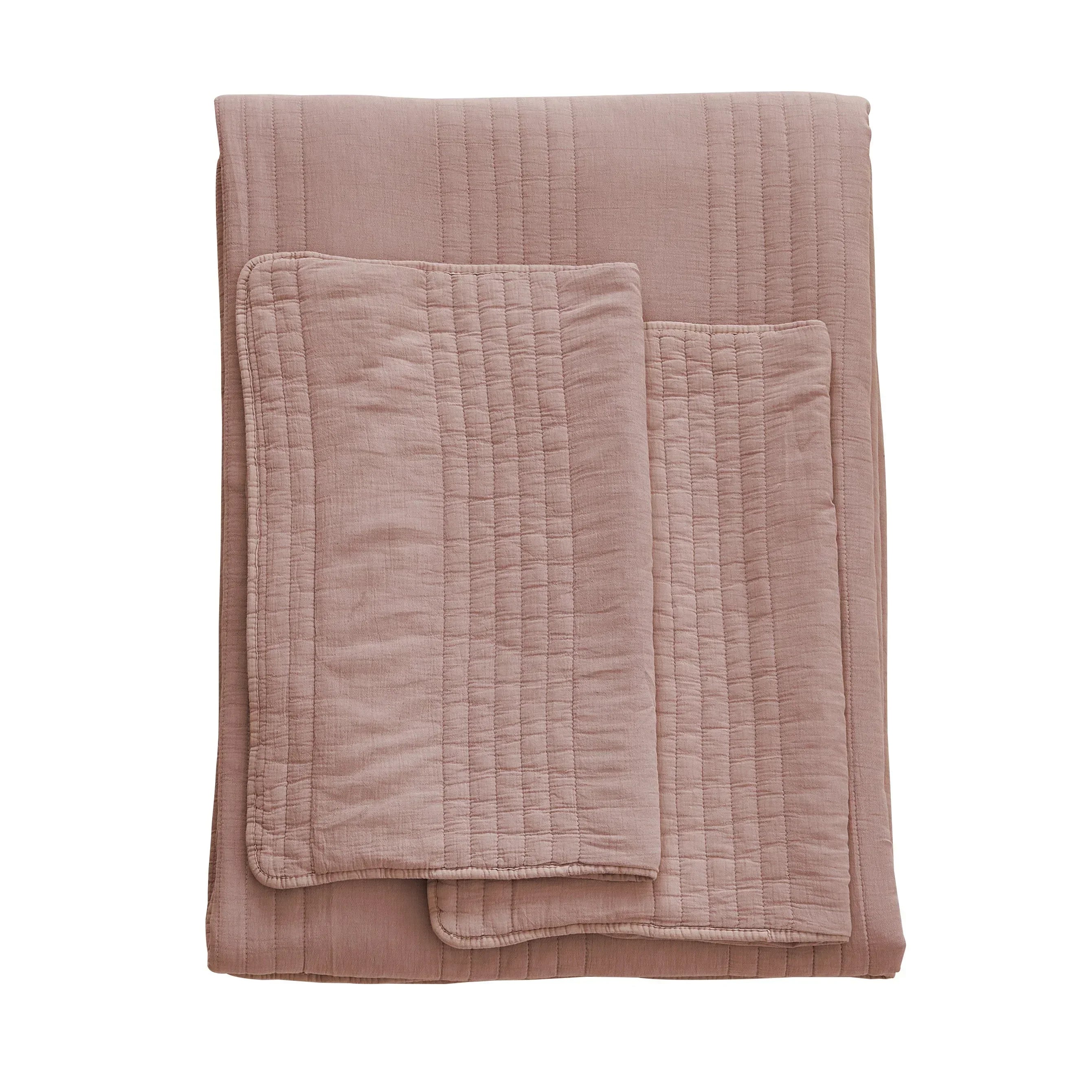 Stonewashed Cotton Quilt Set Mélange Home