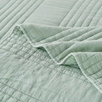 Stonewashed Cotton Quilt Set Mélange Home