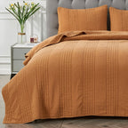 Stonewashed Cotton Quilt Set Mélange Home