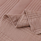 Stonewashed Cotton Quilt Set Mélange Home