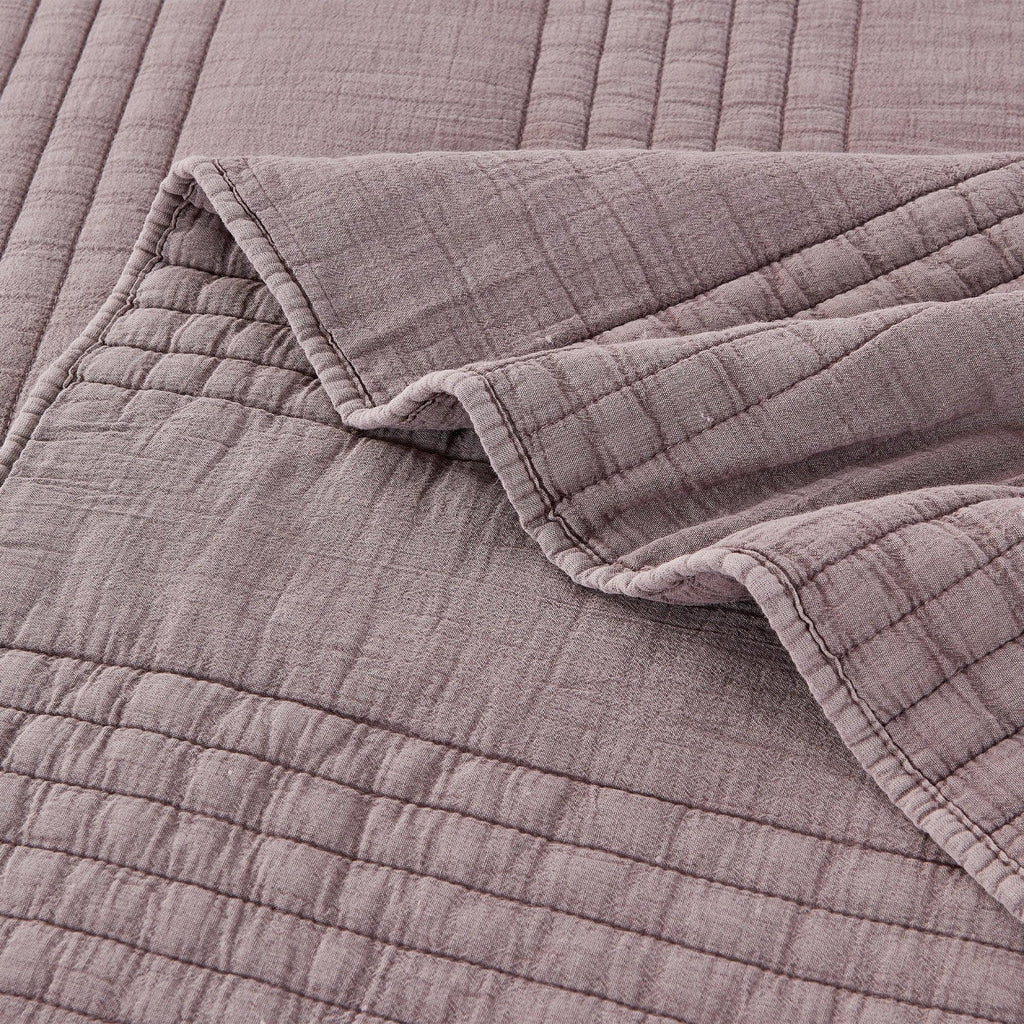 Stonewashed Cotton Quilt Set Mélange Home