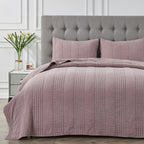 Stonewashed Cotton Quilt Set Mélange Home