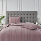 Stonewashed Cotton Quilt Set Mélange Home