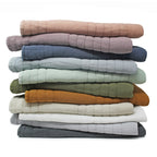 Stonewashed Cotton Quilt Set Mélange Home