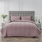 Stonewashed Cotton Quilt Set Mélange Home