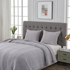 Stonewashed Cotton Quilt Set Mélange Home