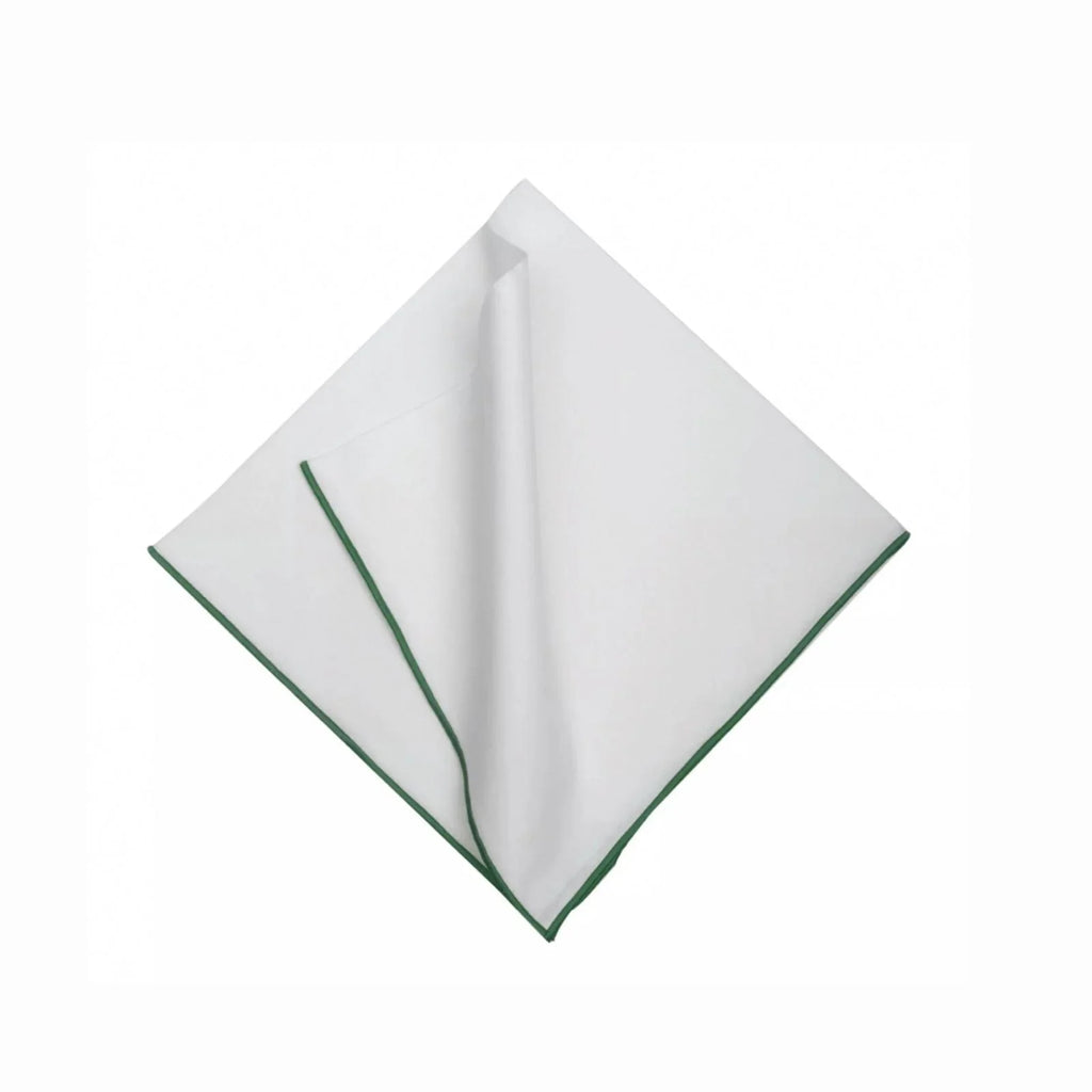 Green Trim Cotton Napkin Talah Home
