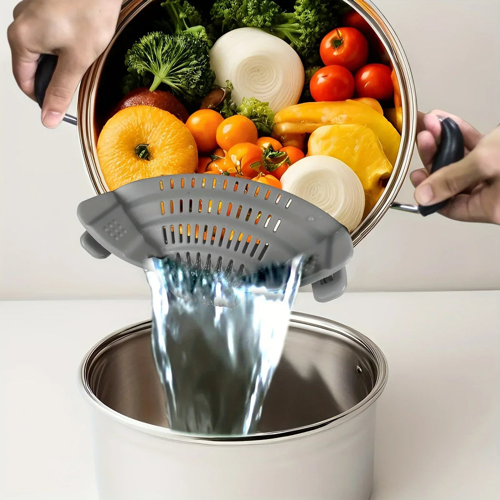 Strainer - Adjustable Silicone Clip On