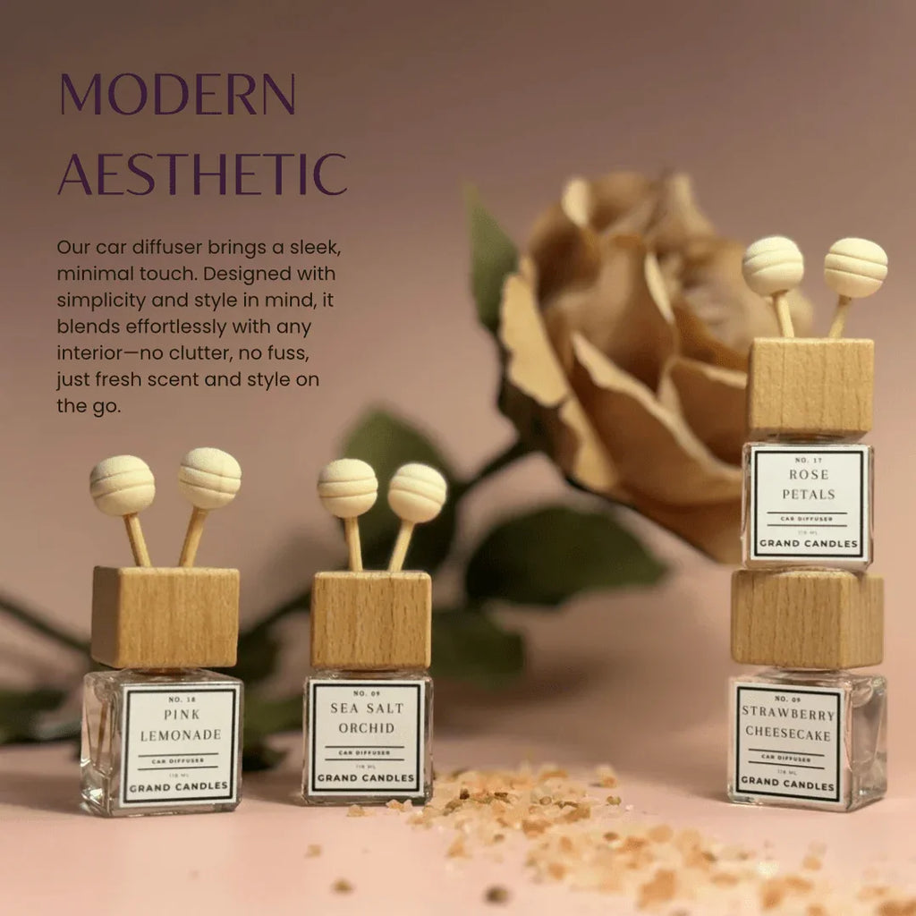 Sea Salt Orchid Car Diffuser Grand Candles LLC
