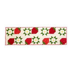 Strawberry Table Runner Kit Block Party Quilt Co