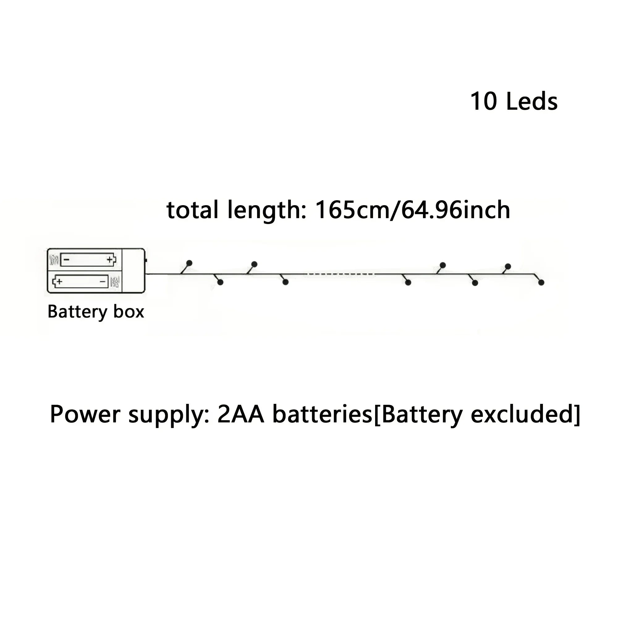 String Light - Decorative LED White 10