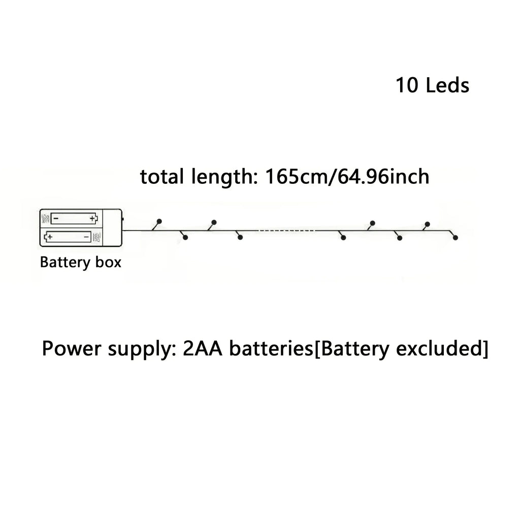 String Light - LED Plastic 10