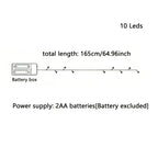 String Light - LED Plastic 10