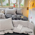 Striped Bedding Set / Blue Ever Lasting