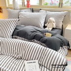 Striped Bedding Set / Blue Ever Lasting