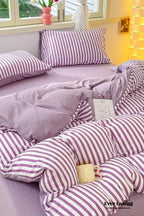 Striped Bedding Set / Blue Ever Lasting