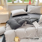 Striped Bedding Set / Blue Ever Lasting