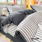 Striped Bedding Set / Blue Ever Lasting