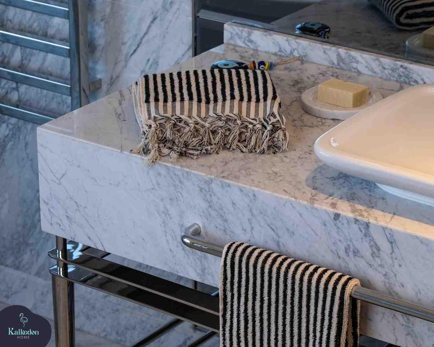 Striped Hand Towel