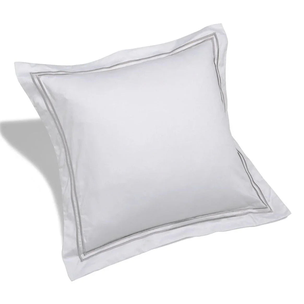 600 Thread Count Double Stripe Euro Sham Pairs Mélange Home