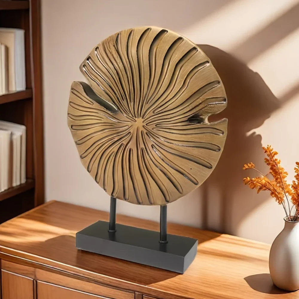 [Suitable Shell Craft for Home] Abstract Conch Screen A Nordic-style Shell Craft Ornament, A Modern Luxury Home Decoration Made Of Resin, Suitable For Living Room, Wine Cabinet, TV Cabinet, And Desk - House Of Avana