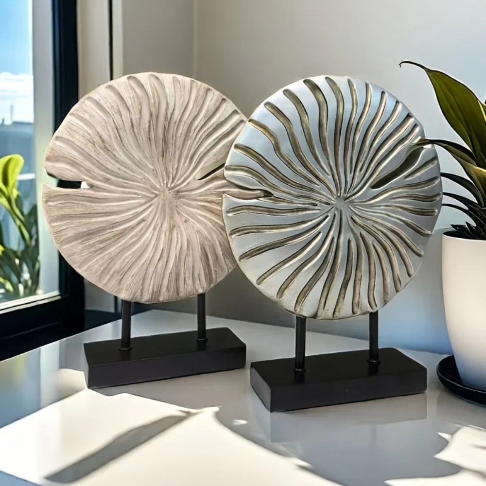 [Suitable Shell Craft for Home] Abstract Conch Screen A Nordic-style Shell Craft Ornament, A Modern Luxury Home Decoration Made Of Resin, Suitable For Living Room, Wine Cabinet, TV Cabinet, And Desk - House Of Avana