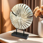 [Suitable Shell Craft for Home] Abstract Conch Screen A Nordic-style Shell Craft Ornament, A Modern Luxury Home Decoration Made Of Resin, Suitable For Living Room, Wine Cabinet, TV Cabinet, And Desk - House Of Avana