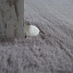 Super Soft Area Rug Fluffy High Pile Cosy Luxurious Touch in Solid Anthracite RugYourHome