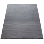 Super Soft Area Rug Fluffy High Pile Cosy Luxurious Touch in Solid Anthracite RugYourHome