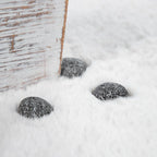 Super Soft Area Rug Fluffy High Pile Cosy Luxurious Touch in Solid Cream RugYourHome