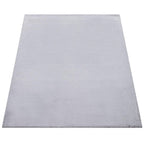 Super Soft Area Rug Fluffy High Pile Cosy Luxurious Touch in Solid Grey RugYourHome