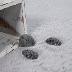 Super Soft Area Rug Fluffy High Pile Cosy Luxurious Touch in Solid Grey RugYourHome
