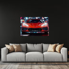 Supercar Neon Wall Art - UV Printed LED Plexiglass Sign for Garage, Man Cave & Racing Fans - Adjustable Light and Free Shipping Peony Atelier