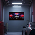 Supercar Rear View Neon Wall Art – LED Garage Decor – Gift for Car Enthusiasts – Man Cave Wall Sign – Luxury Car Poster – Free Shipping Peony Atelier