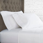 Supima Cotton 400 Thread Count Hemstitch Sheet Set Mélange Home