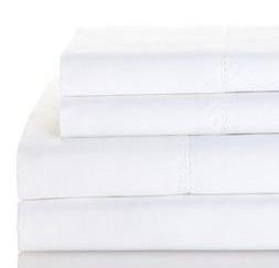 Supima Cotton 400 Thread Count Hemstitch Sheet Set Mélange Home