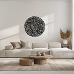 Surah Al-Asr Metal Wall Art - Timeless Islamic Calligraphy - KAF228 Peony Atelier