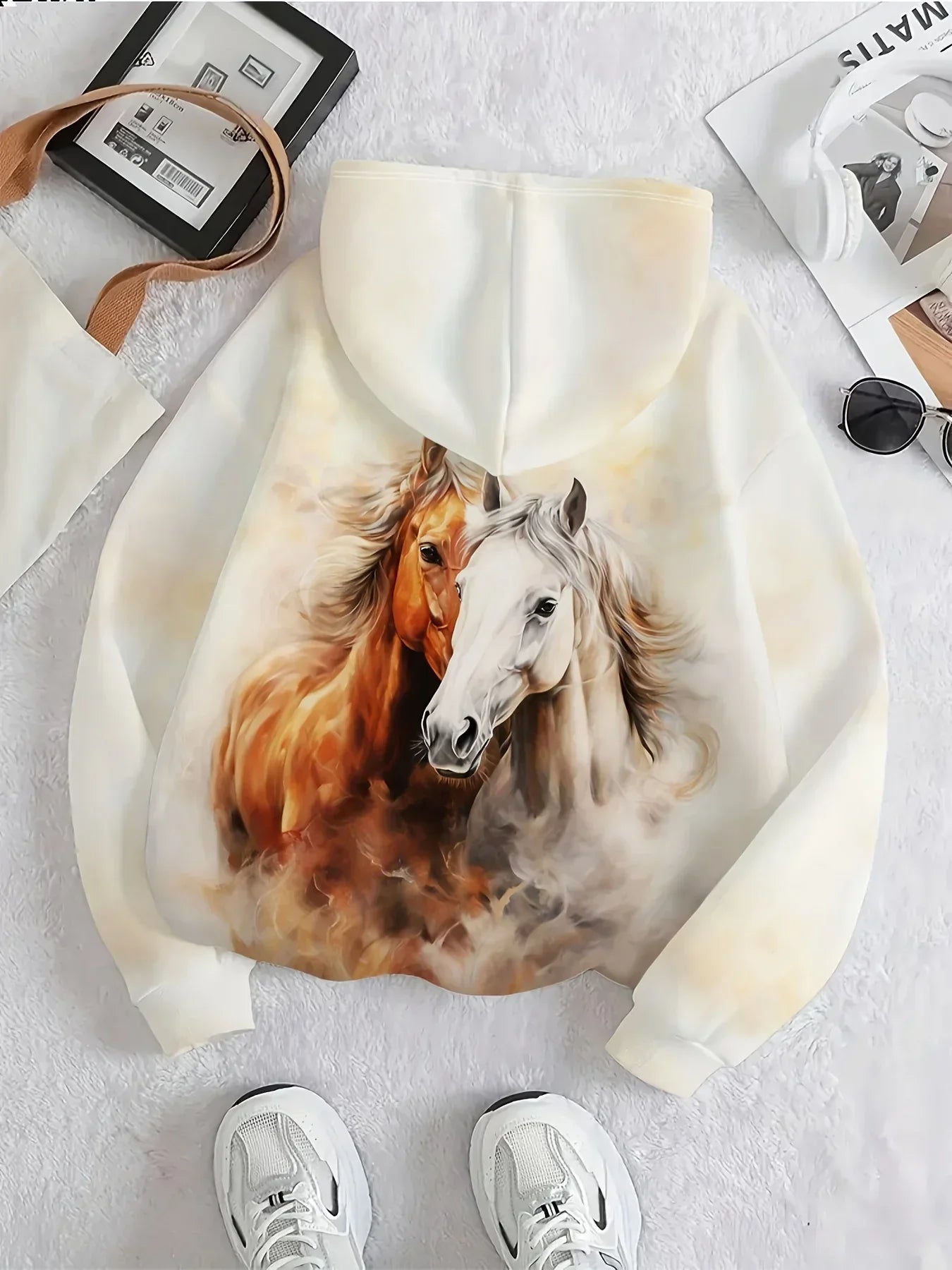 Sweatshirt - Casual Cotton Crew Neck