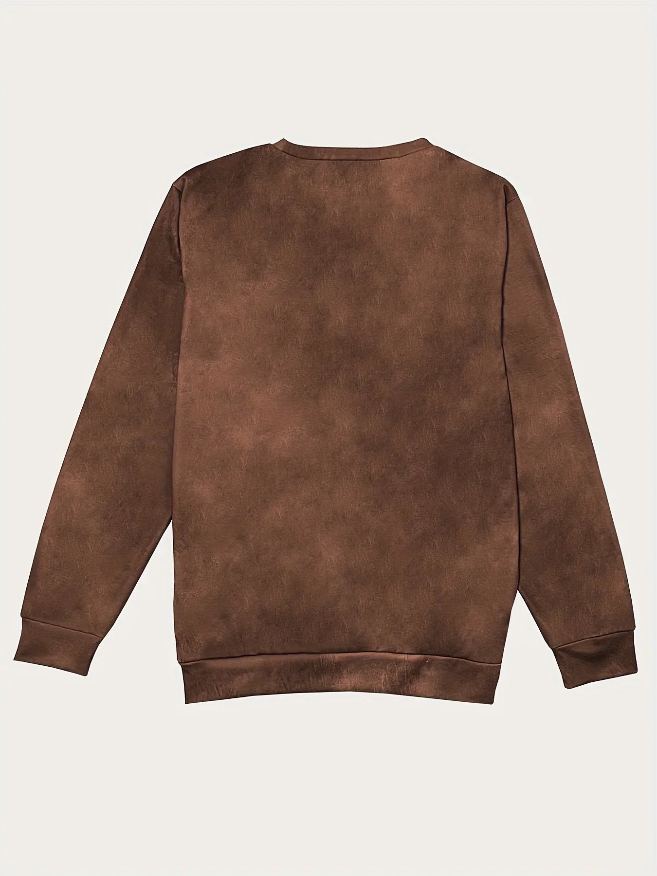 Sweatshirt - Crew Neck Cotton Long Sleeve