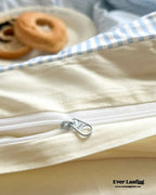 Sweet Bow Striped Bedding Set / Pink Ever Lasting