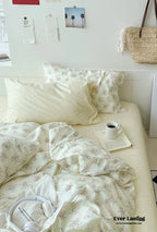 Sweet Floral Bedding Set / Blue Yellow Ever Lasting