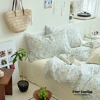 Sweet Floral Bedding Set / Cream Ever Lasting