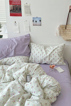 Sweet Floral Bedding Set / Cream Ever Lasting
