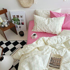 Sweet Floral Bedding Set / Cream Ever Lasting